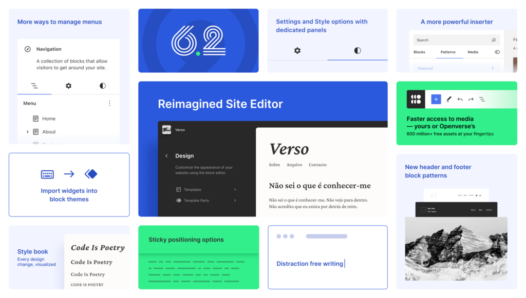 Diez aspectos destacados de WordPress 6.2.
