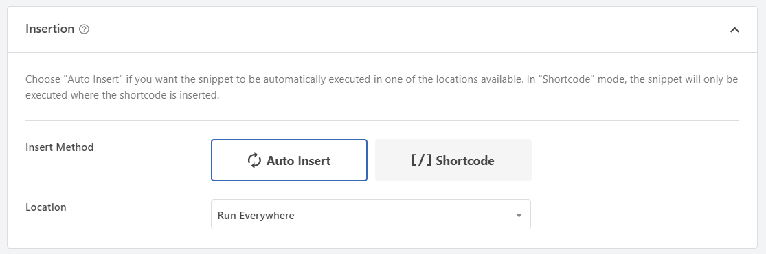 en utilisant la fonctionnalité d'insertion automatique