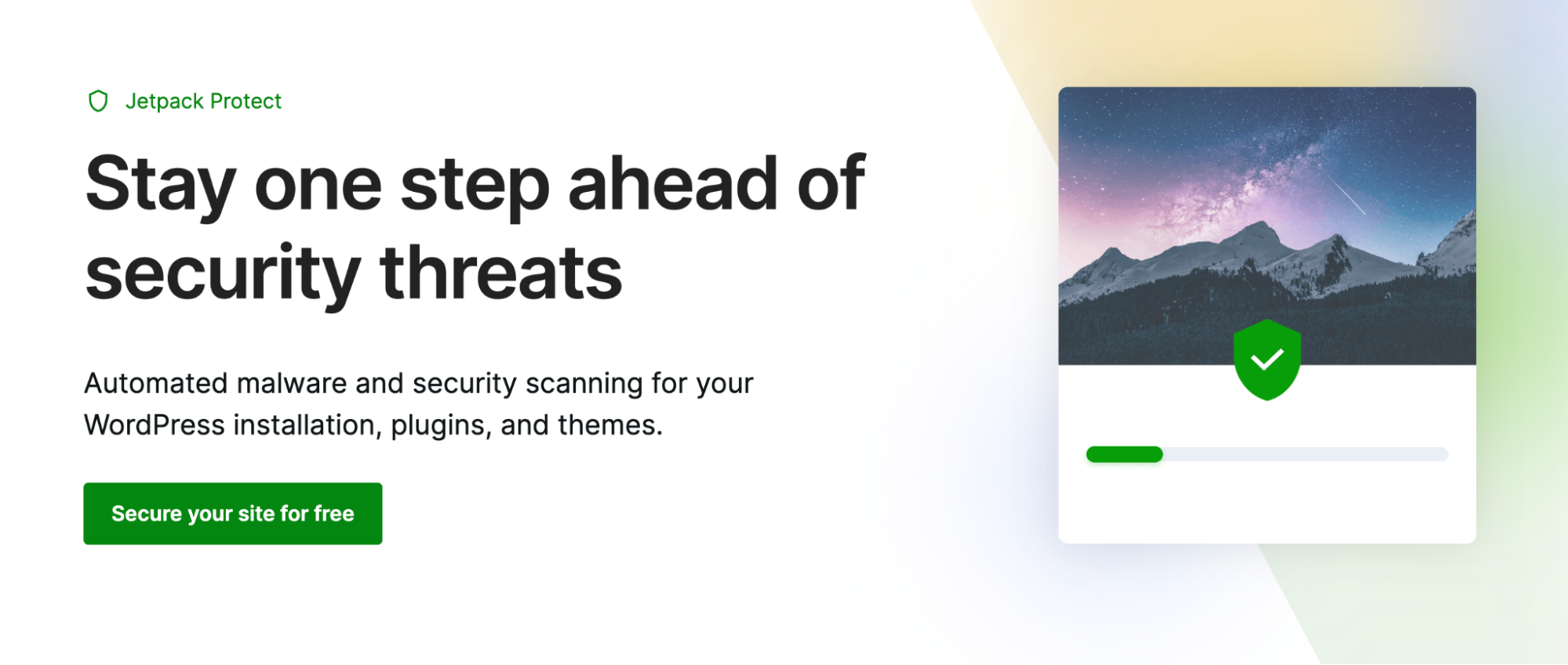 Jetpack Protect-Homepage