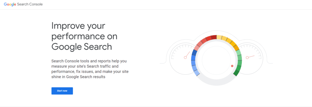 registrarse en la consola de búsqueda de Google