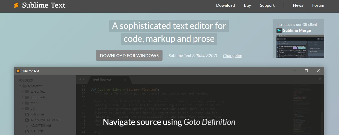 Sublime text - Ferramentas de Desenvolvimento de Sites