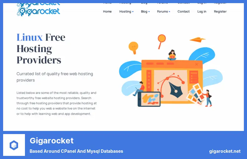 Gigarocket - Berbasis Database cPanel dan Mysql