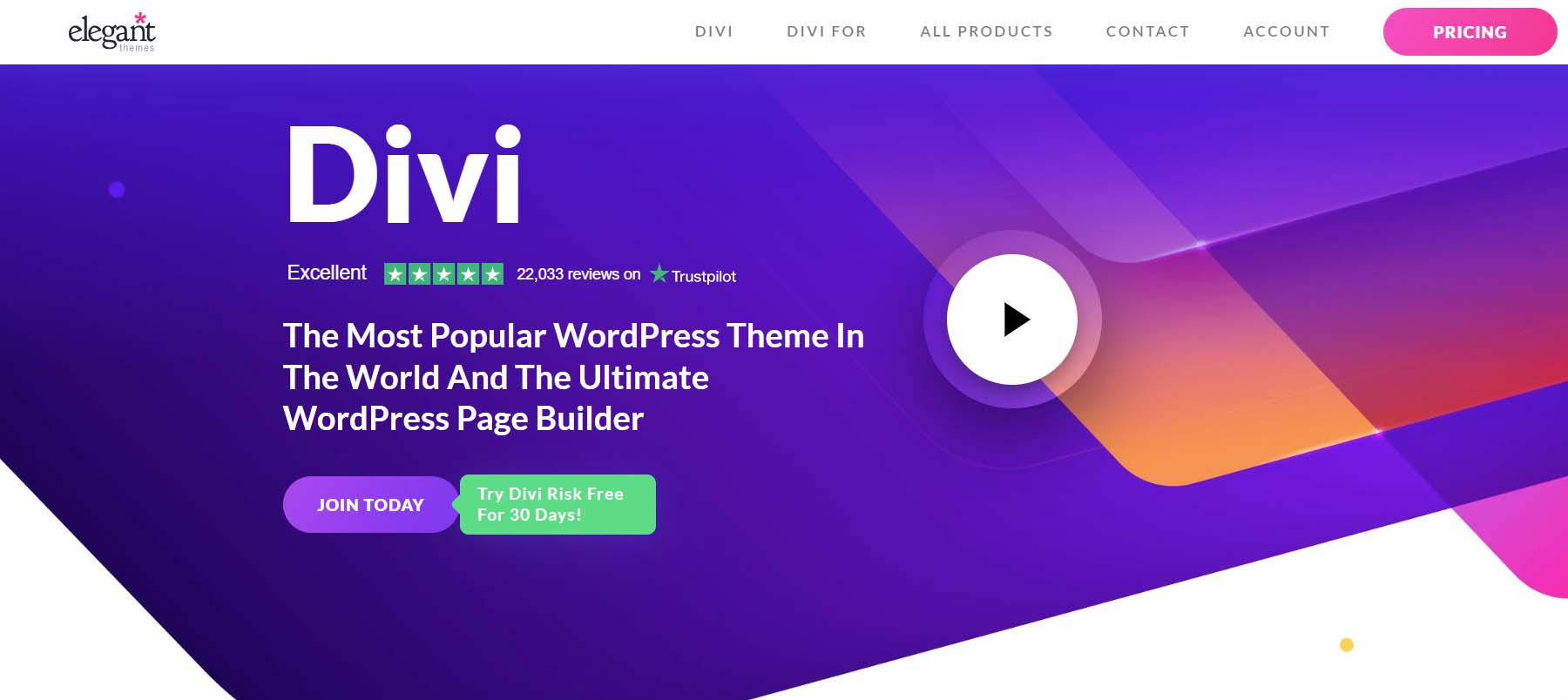 Divi，Elegant Themes 高級頁面構建器插件