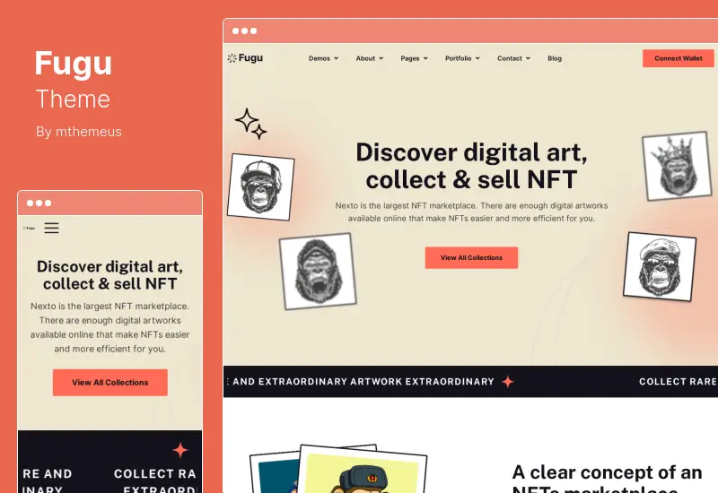 Fugu 主题 - NFT & Crypto WordPress 主题