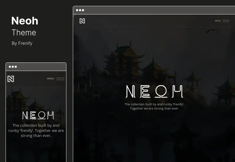 Neoh 主题 - NFT Portfolio WordPress 主题