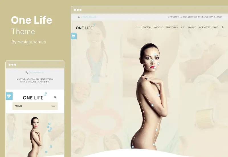 OneLife 主题 - 医疗保健 WordPress 主题