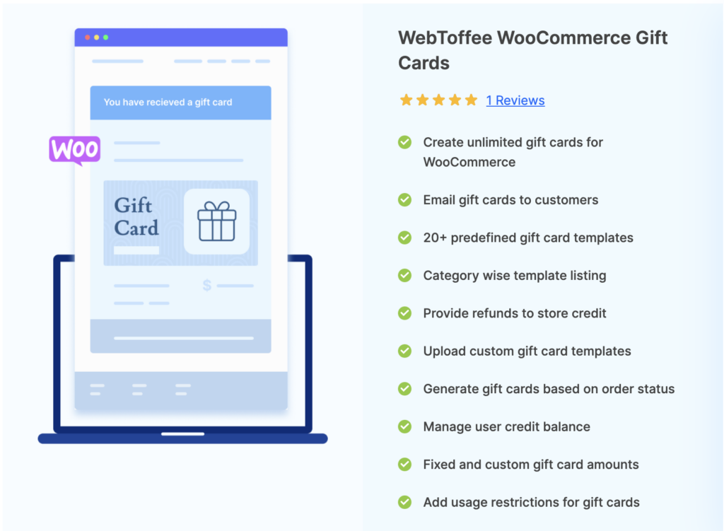 WebToffee WooCommerce-Geschenkkarten