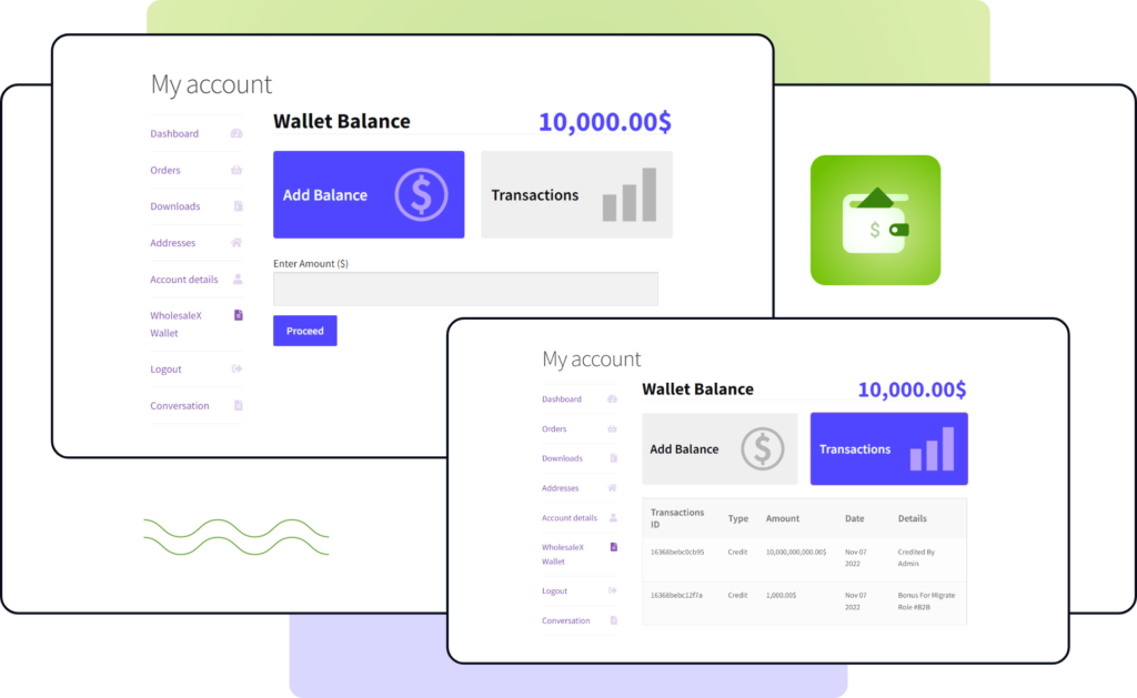 WholesaleX Wallet