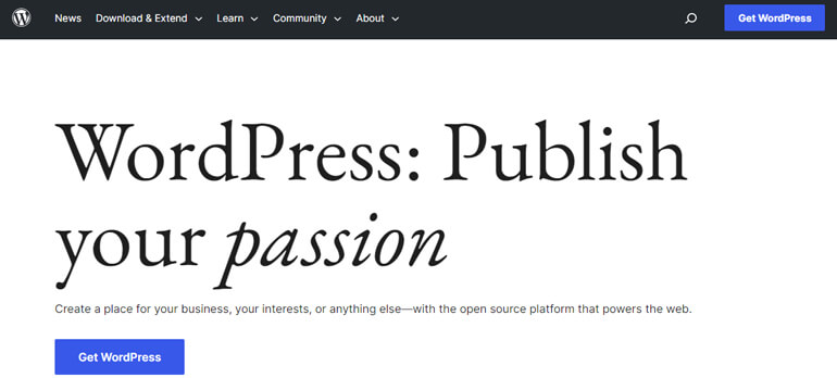 WordPress.org 页面