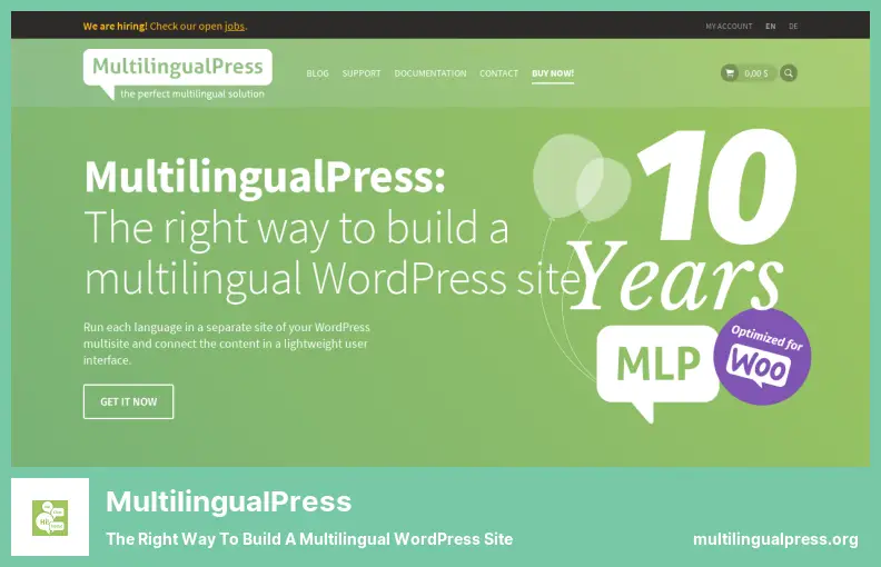 Plugin MultilingualPress - Modul corect de a construi un site WordPress multilingv