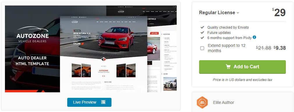 AUTOZONE-Tema wordpress dealer mobil