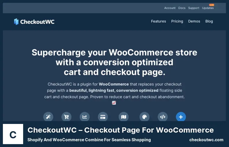 CheckoutWC – Pagina de checkout pentru pluginul WooCommerce - Shopify și WooCommerce se combină pentru cumpărături fără întreruperi