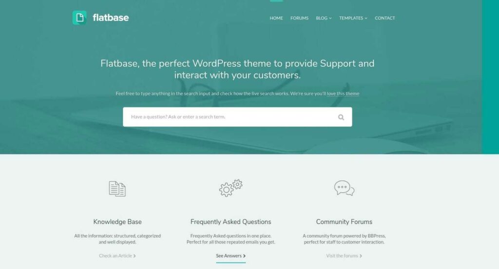 Flatbase WordPress 主題主頁