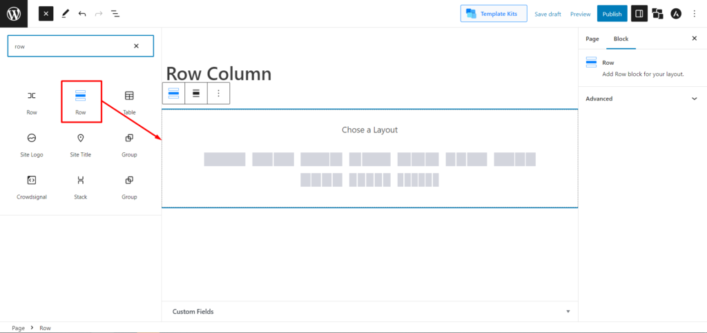 PostX 行/列ブロックの紹介: コンテンツを完璧に表示する 2 Adding Row Block