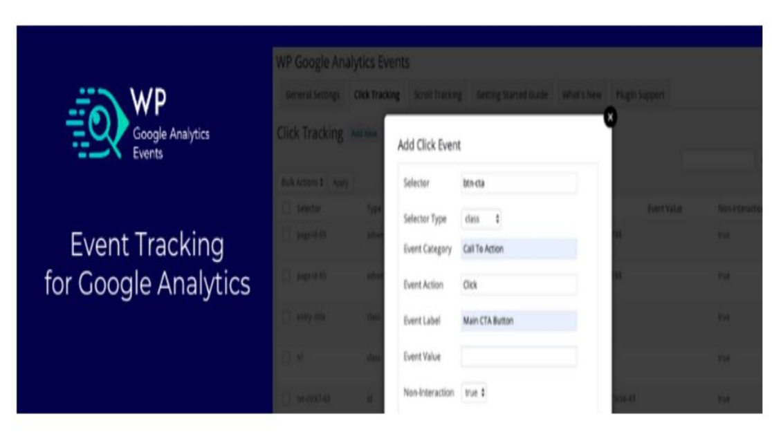 WP Google Analytics Events plugins