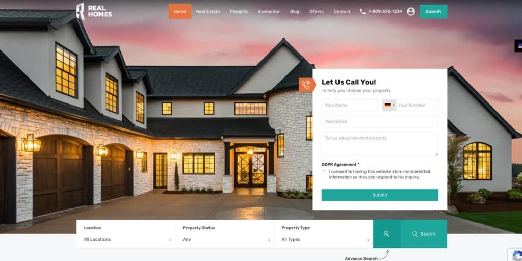 Real Homes - Realtor WordPress Theme