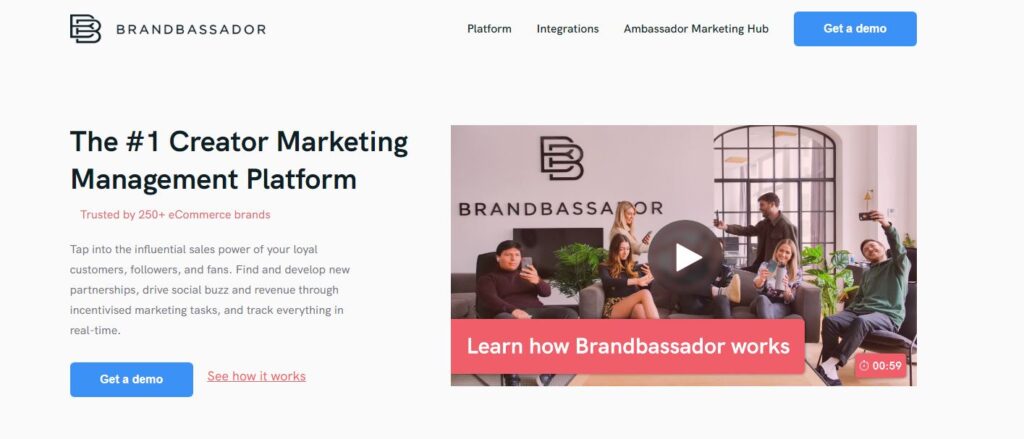 有影响力的营销平台 BrandBassador