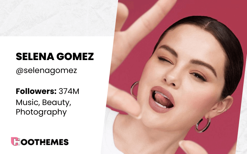 Selena Gomez Most Popular Music Influencer