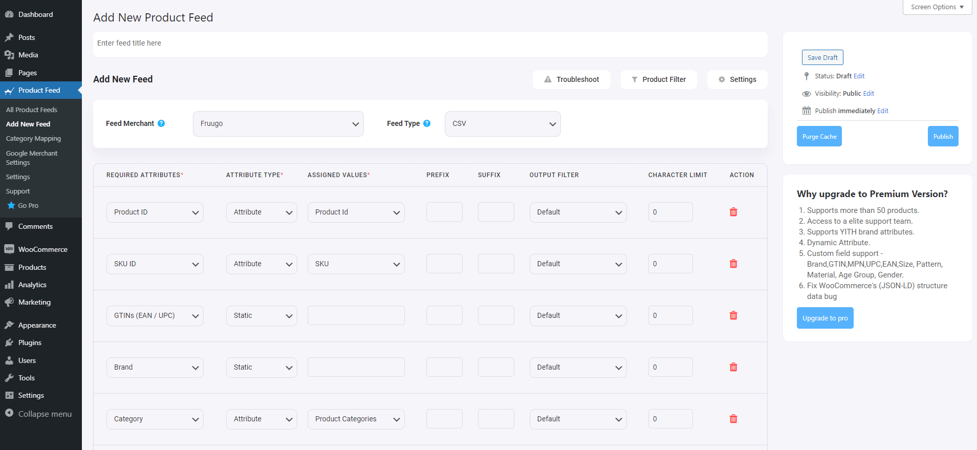 Doğru Ürün Beslemesini Kullanarak Fruugo'da Satışa Nasıl Başlanır - WooCommerce [2023] 2