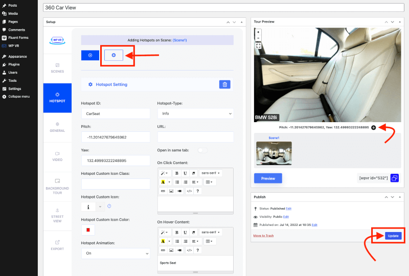 Tambahkan Hotspot ke Interior Mobil