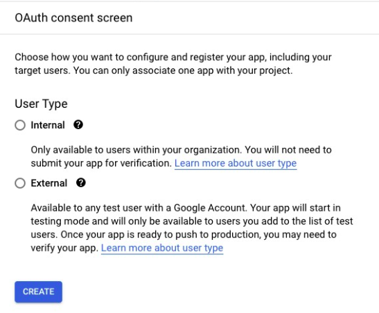 กำหนดค่าหน้าจอยินยอม OAuth (การอนุญาตแบบเปิด) สำหรับการเข้าสู่ระบบ Google