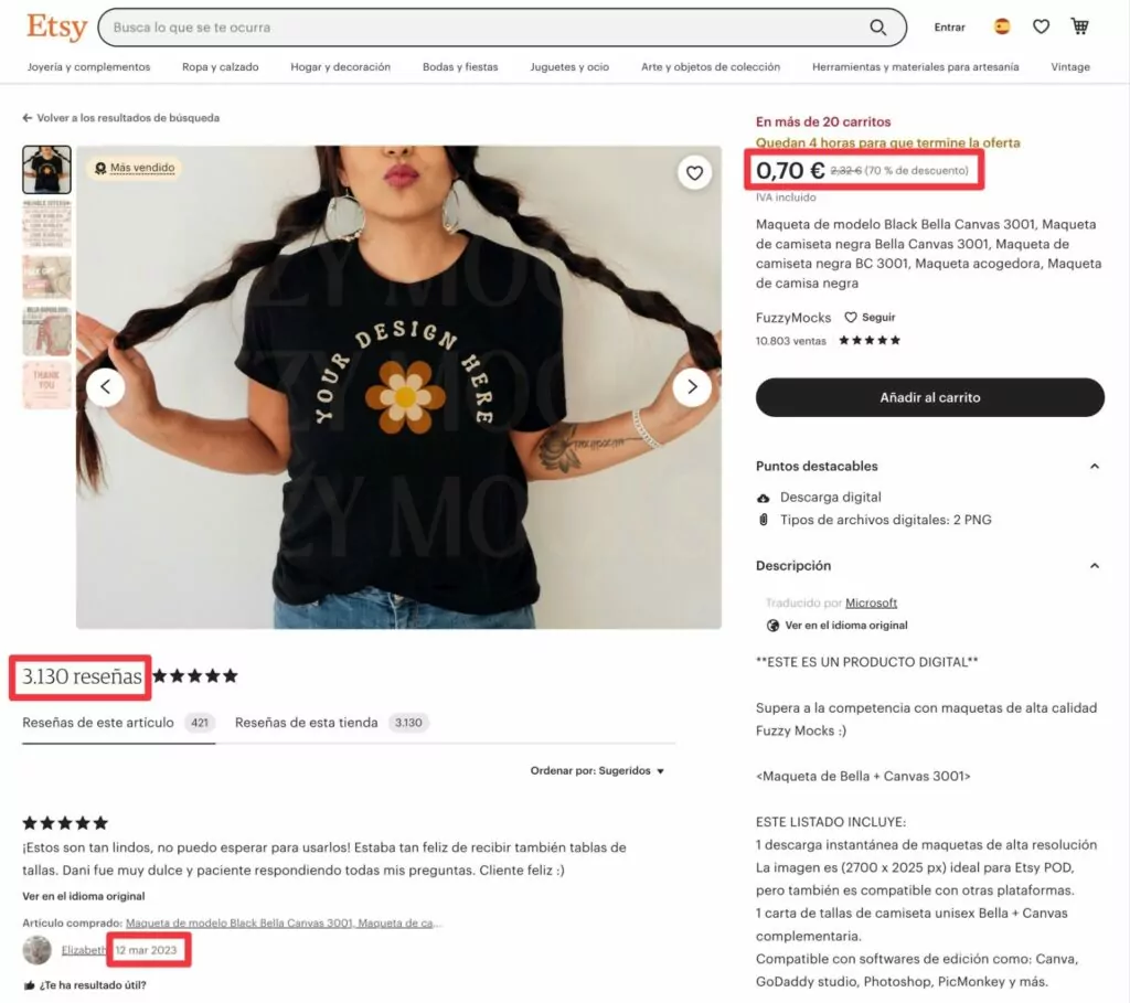 Etsy web sitesi yerelleştirme stratejisi örneği