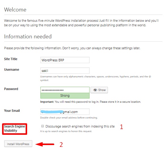 วิธีติดตั้ง WordPress บน localhost