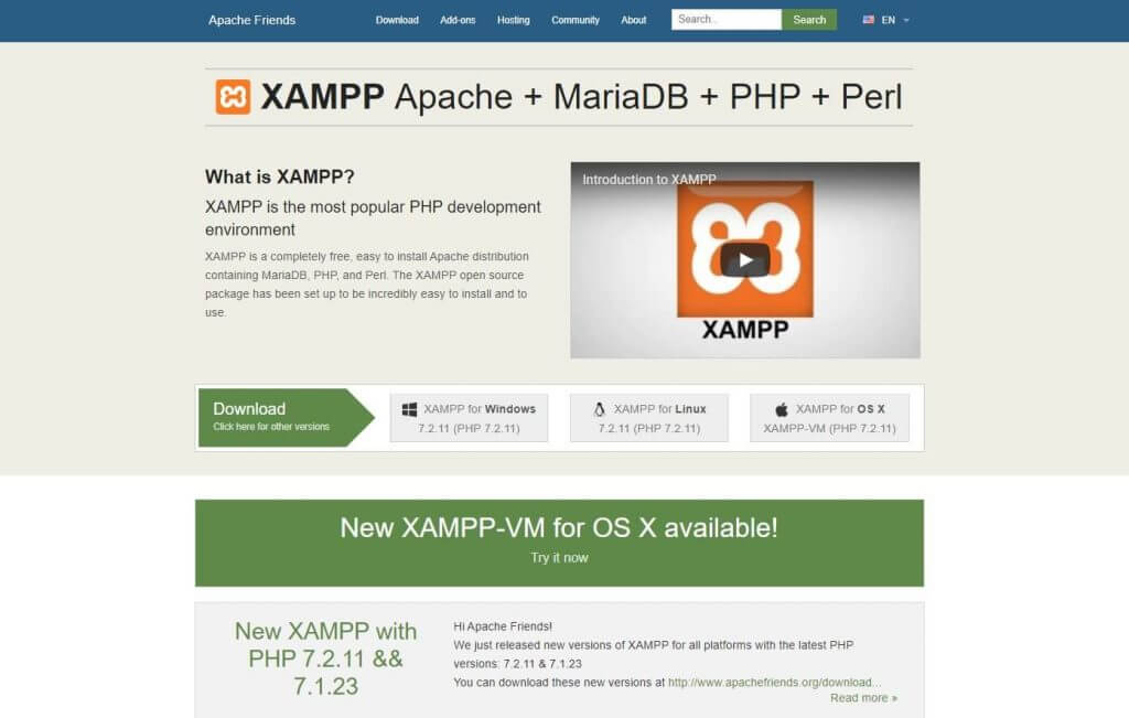 Cum se descarcă xampp