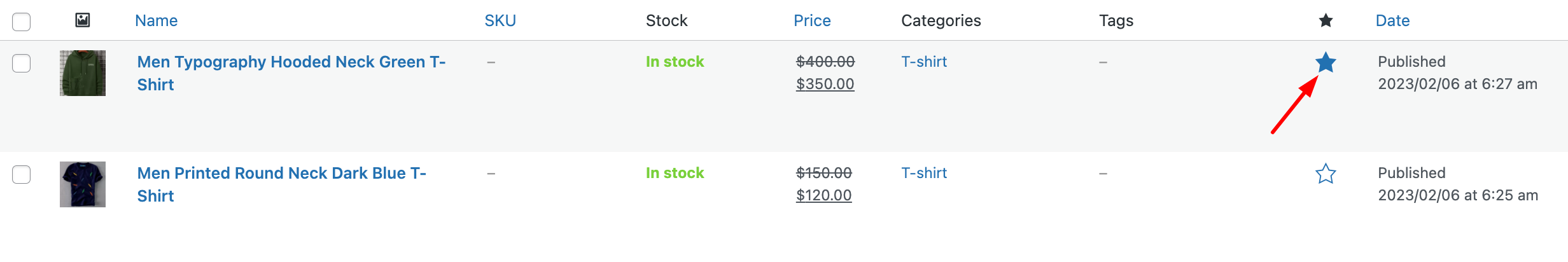 กำหนดผลิตภัณฑ์เด่นใน WooCommerce