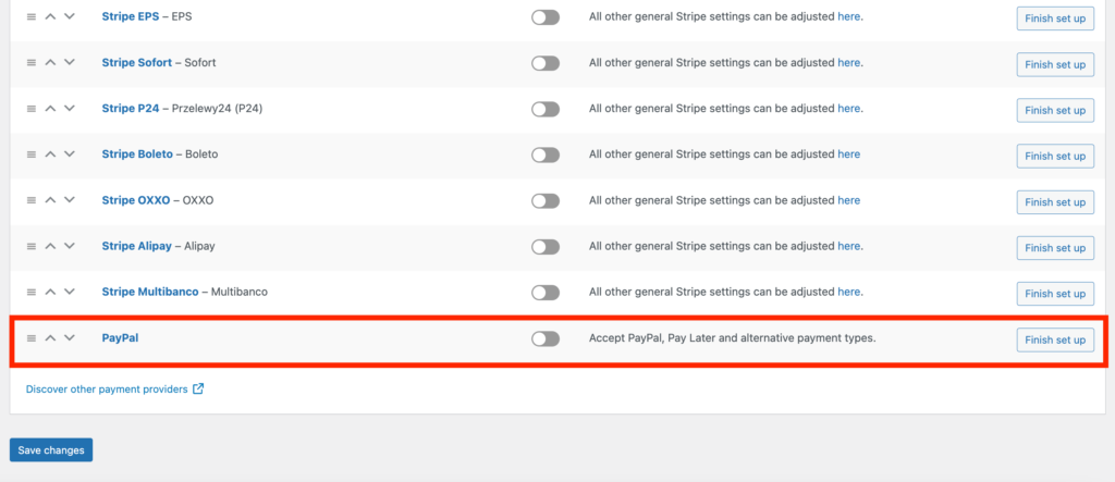قم بتمكين Paypal في متجر WooCommerce الخاص بك