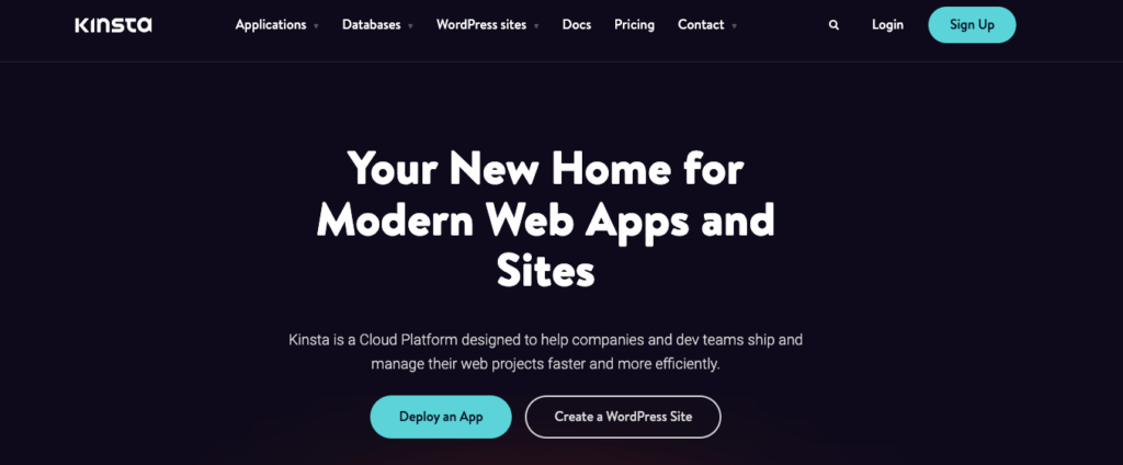 Esta es una imagen del WordPress Hosting Kinsta