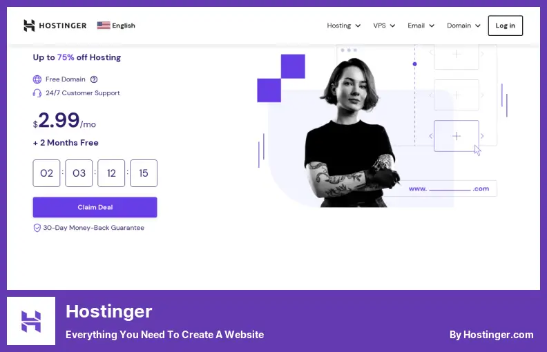 Hostinger: todo lo que necesita para crear un sitio web