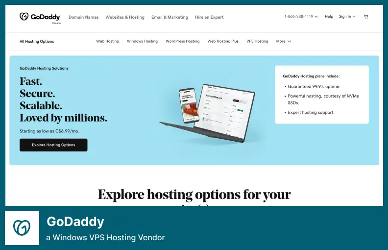 GoDaddy – Einer der größten Namen im Website-Hosting