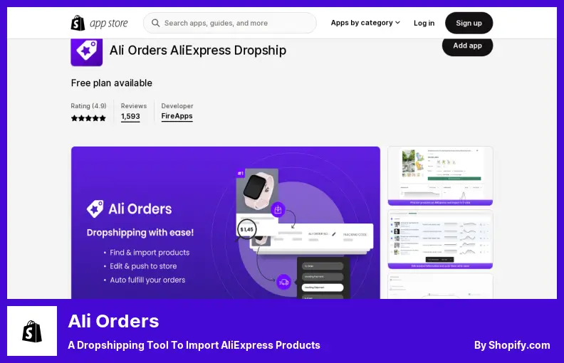 Ali Orders: una herramienta de dropshipping para importar productos de AliExpress