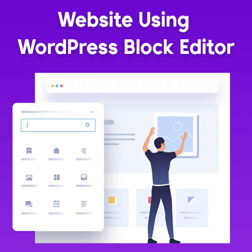 Website Using WordPress Block Editor