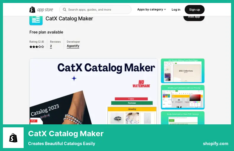 CatX Catalog Maker - Crée facilement de beaux catalogues