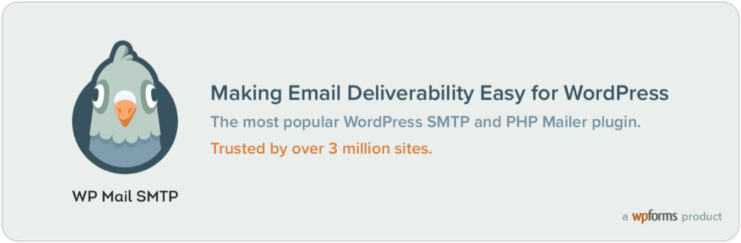 wp mail smtp banner