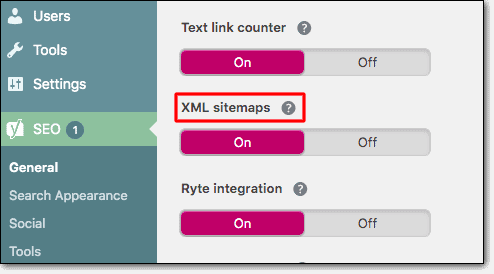 xml サイトマップ yoast