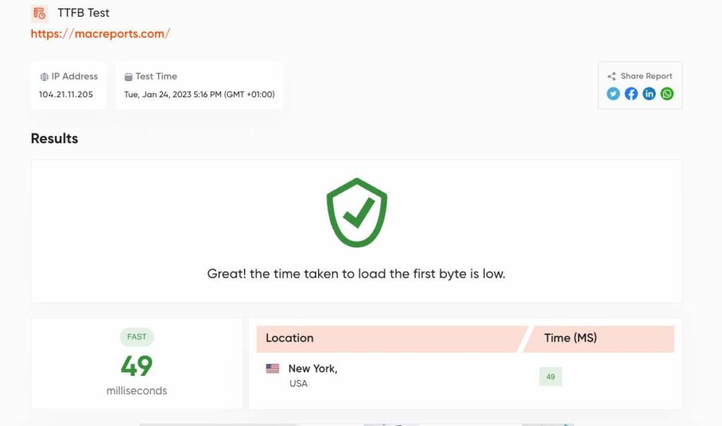 cloudways barındırma hızını test etme