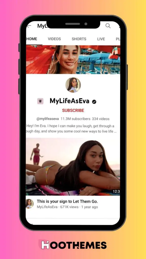 MyLifeAsEva YouTube Yayını