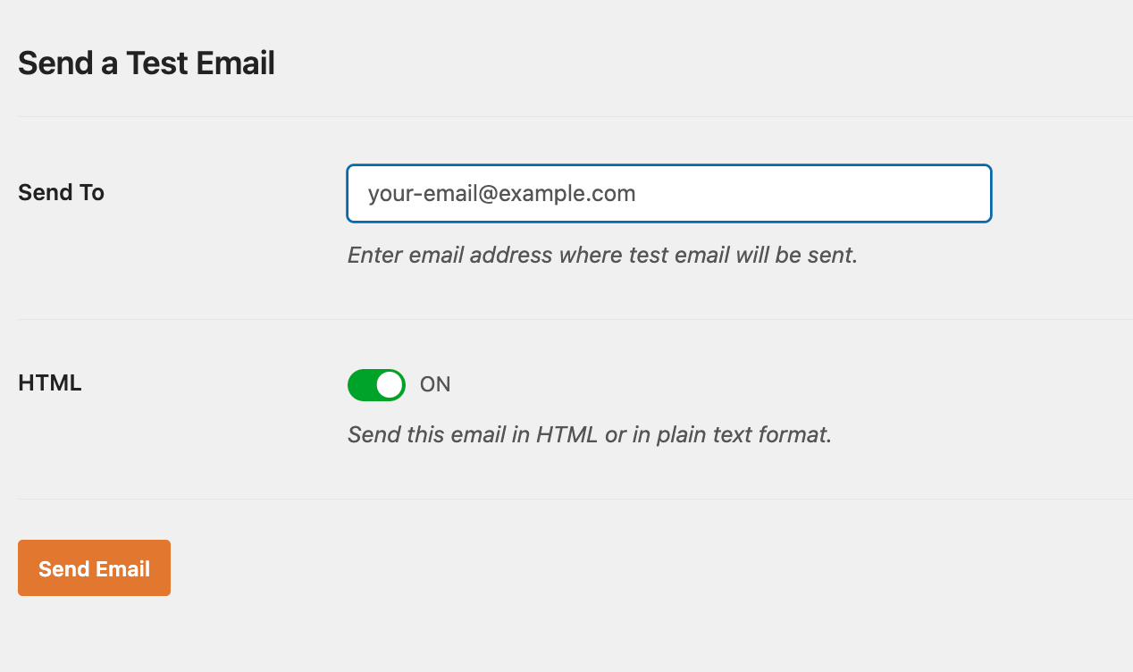 WP Mail SMTP 邮件测试