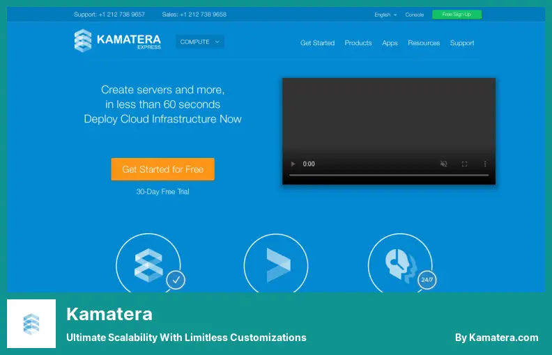 Kamatera - 無限定制的終極可擴展性