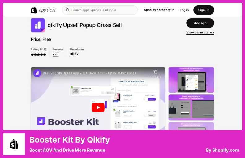 Qikify'dan Booster Kit - AOV'yi Artırın ve Daha Fazla Gelir Sağlayın