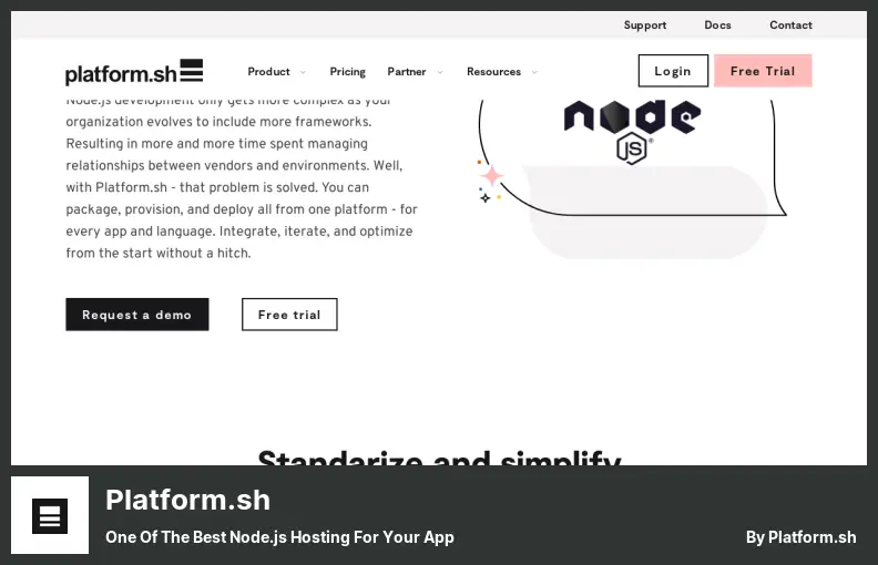 Platform.sh - Uygulamanız İçin En İyi Node.js Barındırmalarından Biri