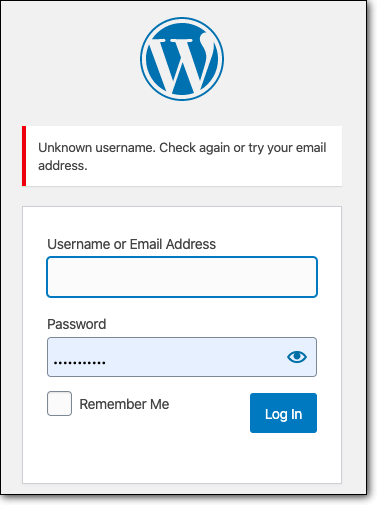 WordPress-Login