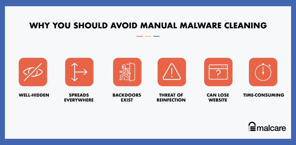 為什麼你應該避免手動清理惡意軟件