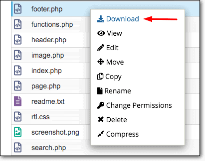 footer.php indir