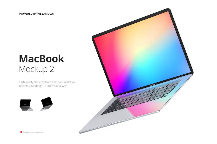 Dizüstü Bilgisayar / Macbook Maketi 2 -