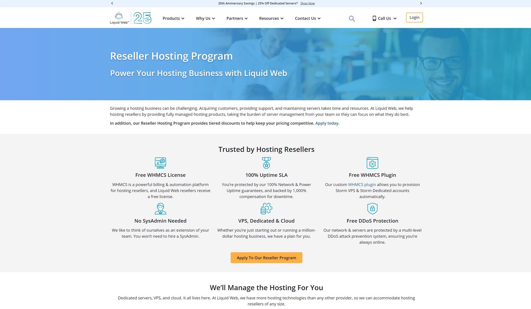 hosting reseller wordpress terbaik - liquidweb