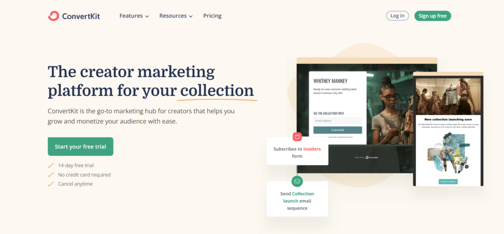 ConvertKit: software di email marketing di massa